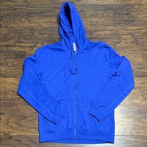 Fabletics Men's Royal Blue Zip-Up Hoodie